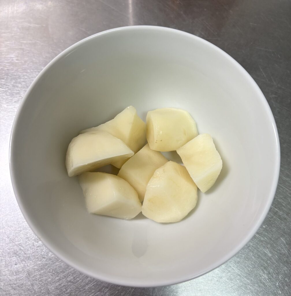 じゃがいもをレンジで加熱