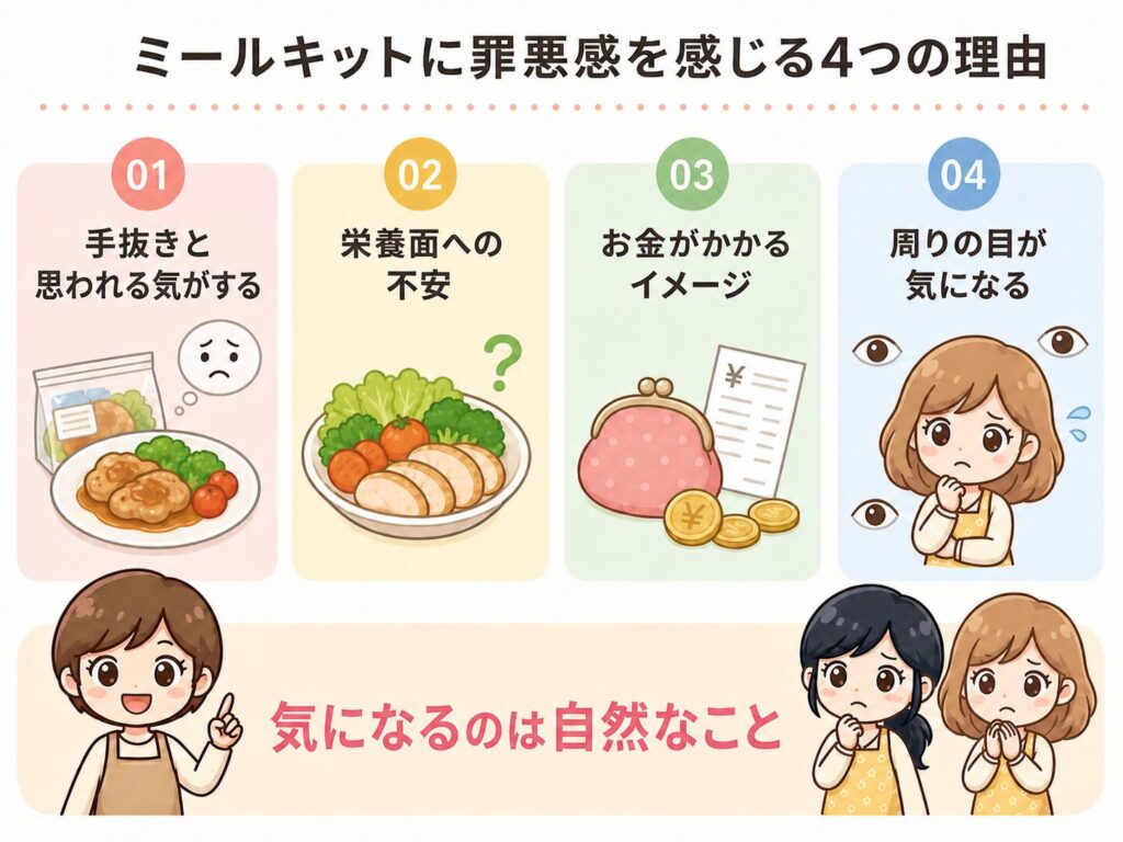 ミールキットに罪悪感を感じる4つの理由の画像