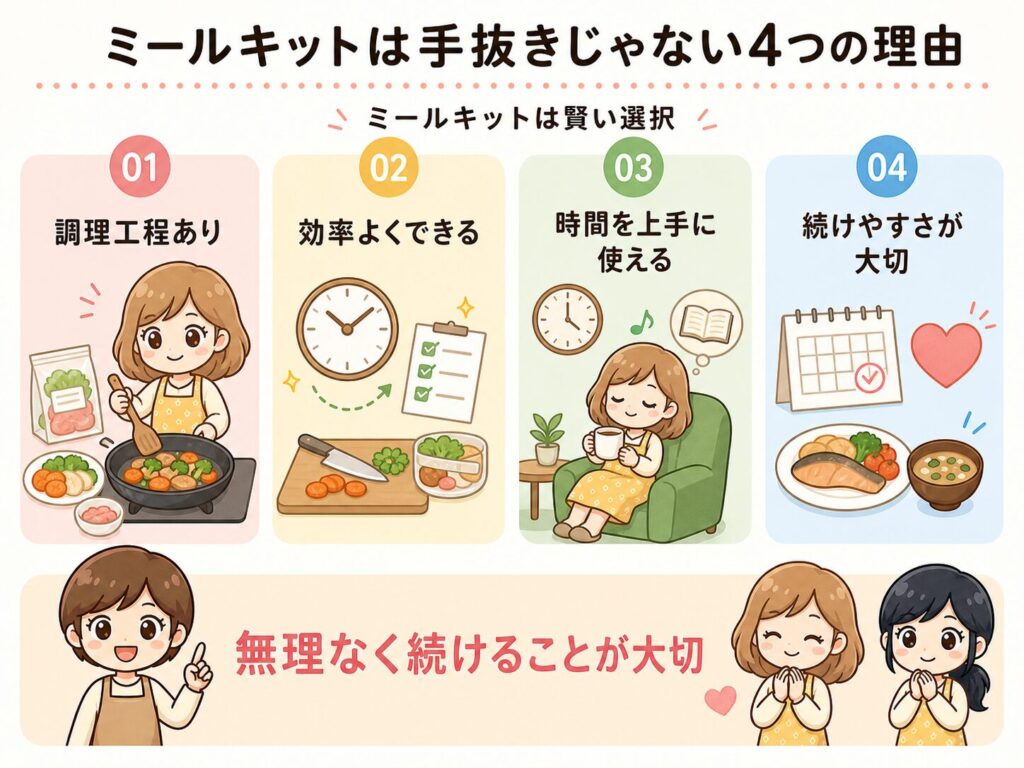 ミールキットは手抜きじゃない4つの理由の画像