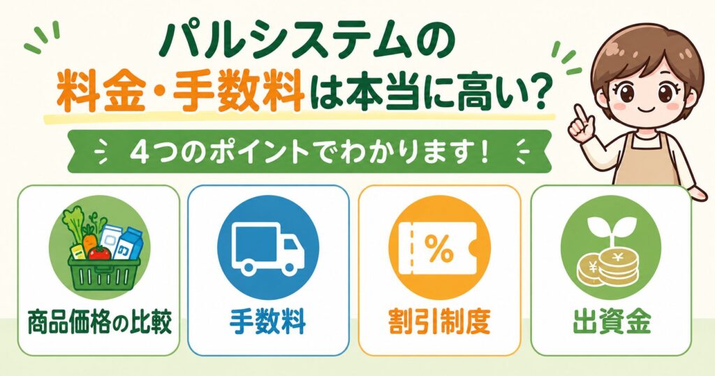 パルシステムの料金・手数料は本当に高い?4つのポイントで解説