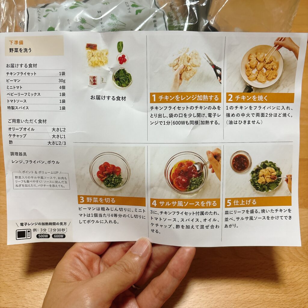 チキンフライのサルサ風レシピ