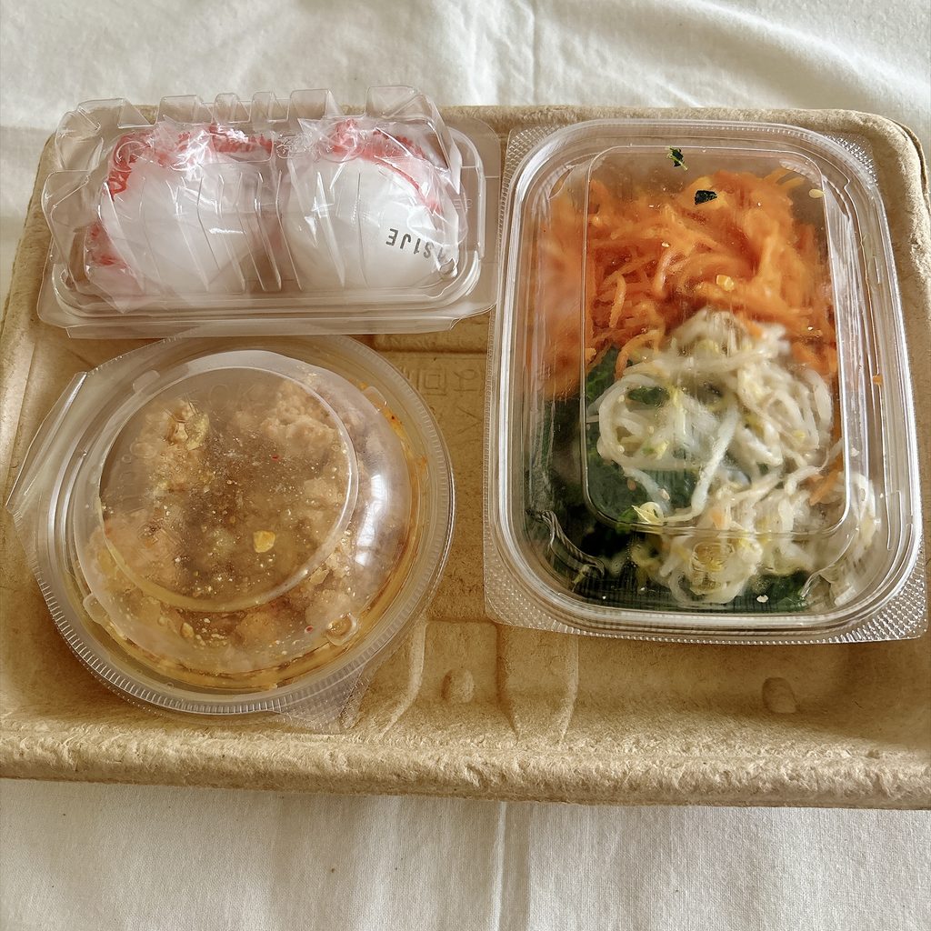 レンジで簡単!半熟卵入りビビンバ丼セットの材料